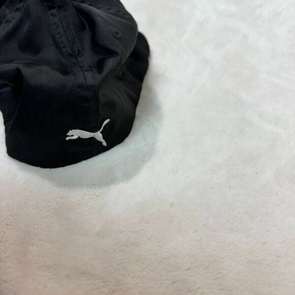 Puma FlexFit Baseball Cap Lightweight Stretch Embroidered Logo Black Mens S/M - Picture 5 of 8